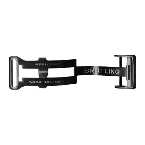 breitling 20mm black steel deployment buckle m20d|M20D Breitling Black Steel Deployment Buckle .